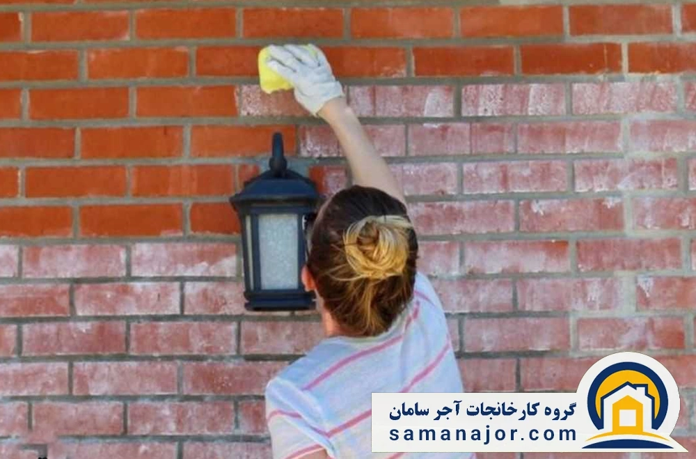 بهترین روش ها برای پاک کردن دوغاب از روی آجر