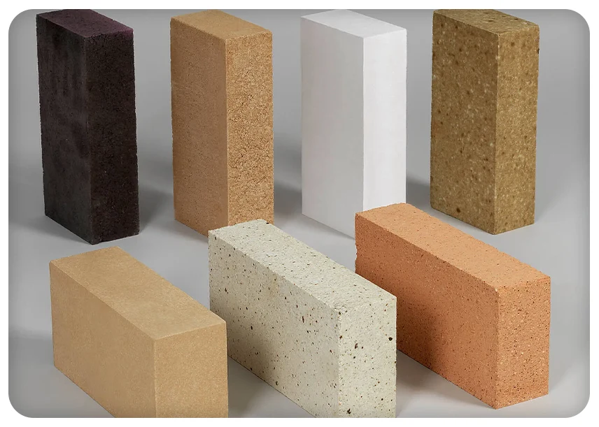 انواع آجر شاموتی بر اساس ترکیبات شیمیایی